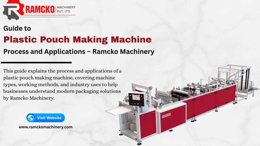 Guide to Plastic Pouch Making Machine: Process and Applications – Ramcko Machinery