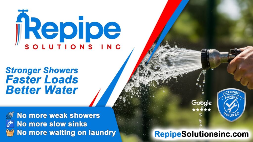 Why PEX Repiping Is Often Recommended for Larger Houston Area Homes With High Water Demand