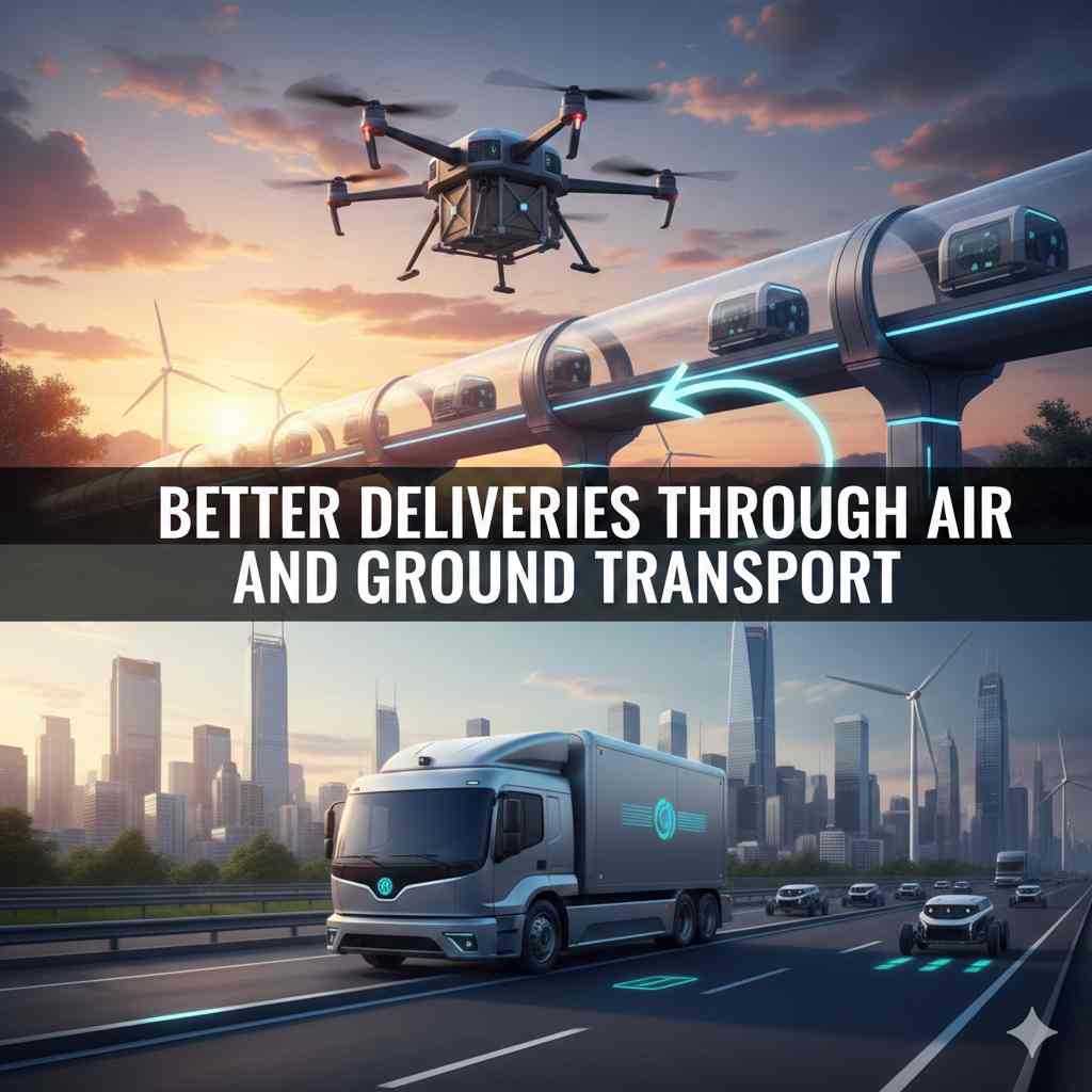Better Deliveries Through Air and Ground Transport