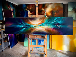 Giant Mineral Paintings Monumental Art Inspired by Nature’s Raw Beauty