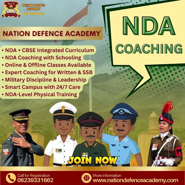 Leading NDA Institute In Pune | NDA Coaching In Pune by Nation Defence Academy