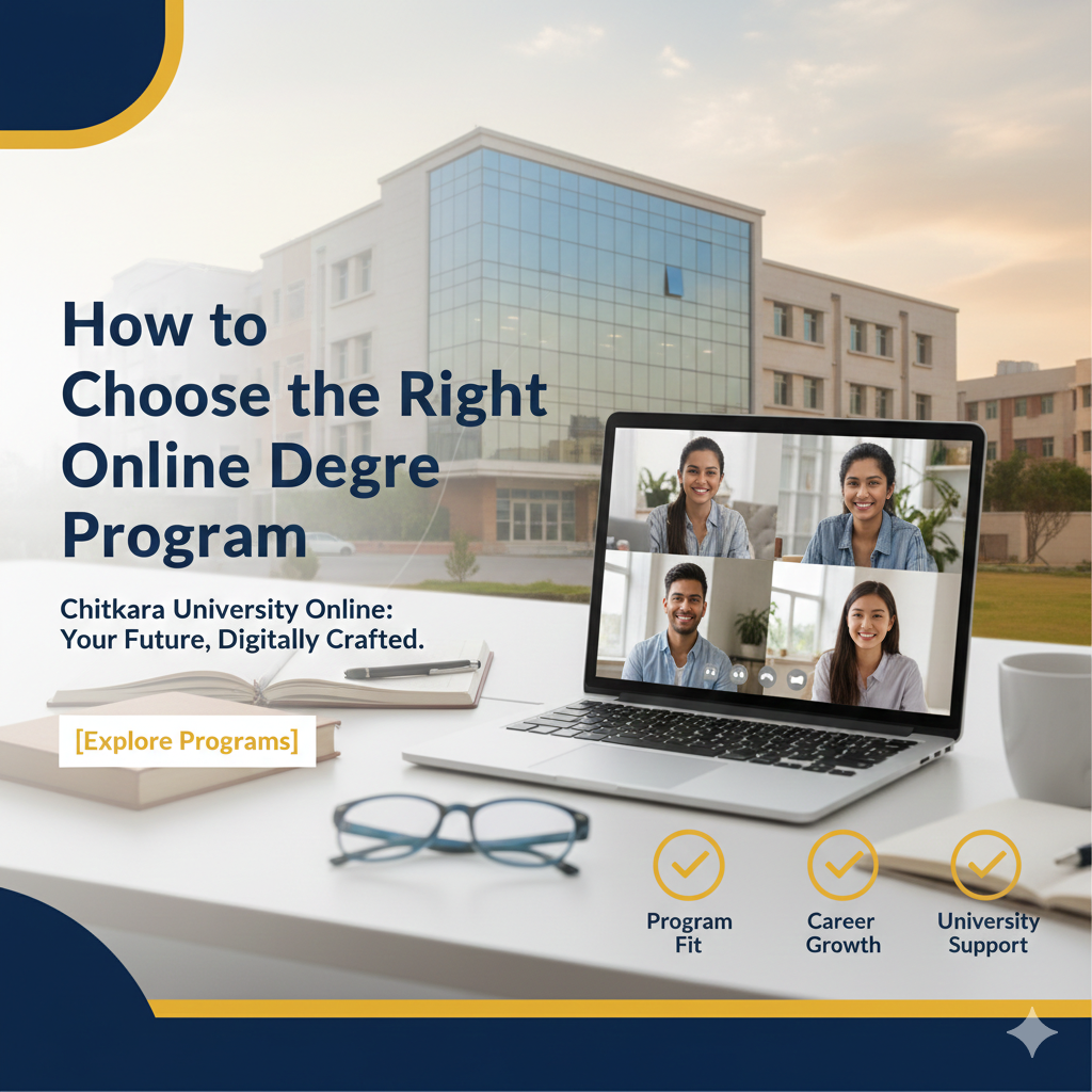 How to Choose the Right Online Degree Program at Chitkara University Online