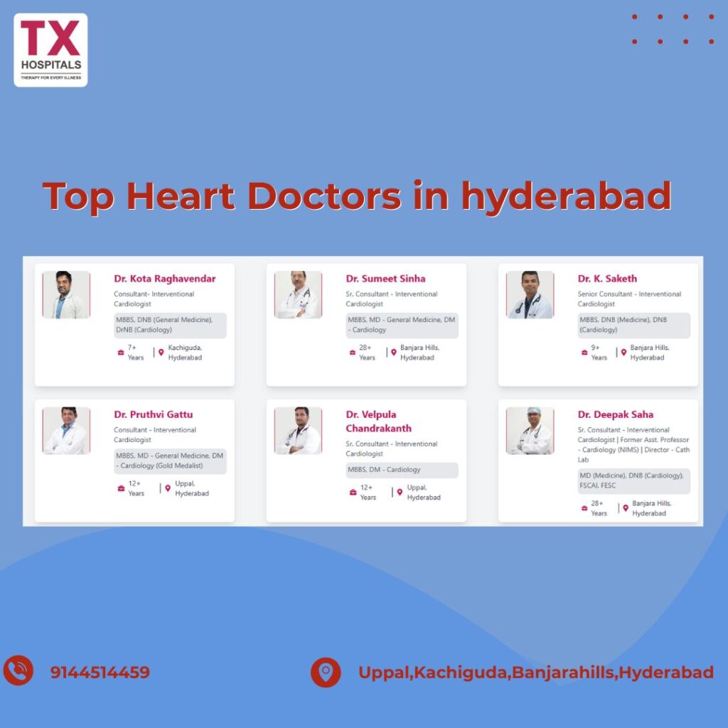 Cardiac Surgeons in Hyderabad -TX Hospitals