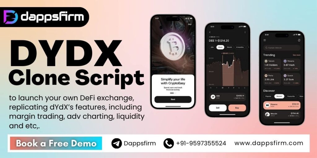 Establish a DeFi Derivatives Platform with Customizable dYdX Clone Script