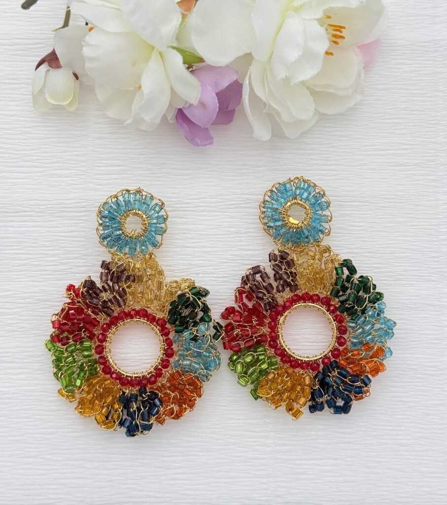 Bunte Glitzer Ohrringe – Funkelnde Highlights von julilein