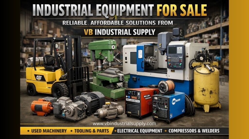 Industrial Equipment for Sale – Reliable, Affordable Solutions from Vb Industrial Supply