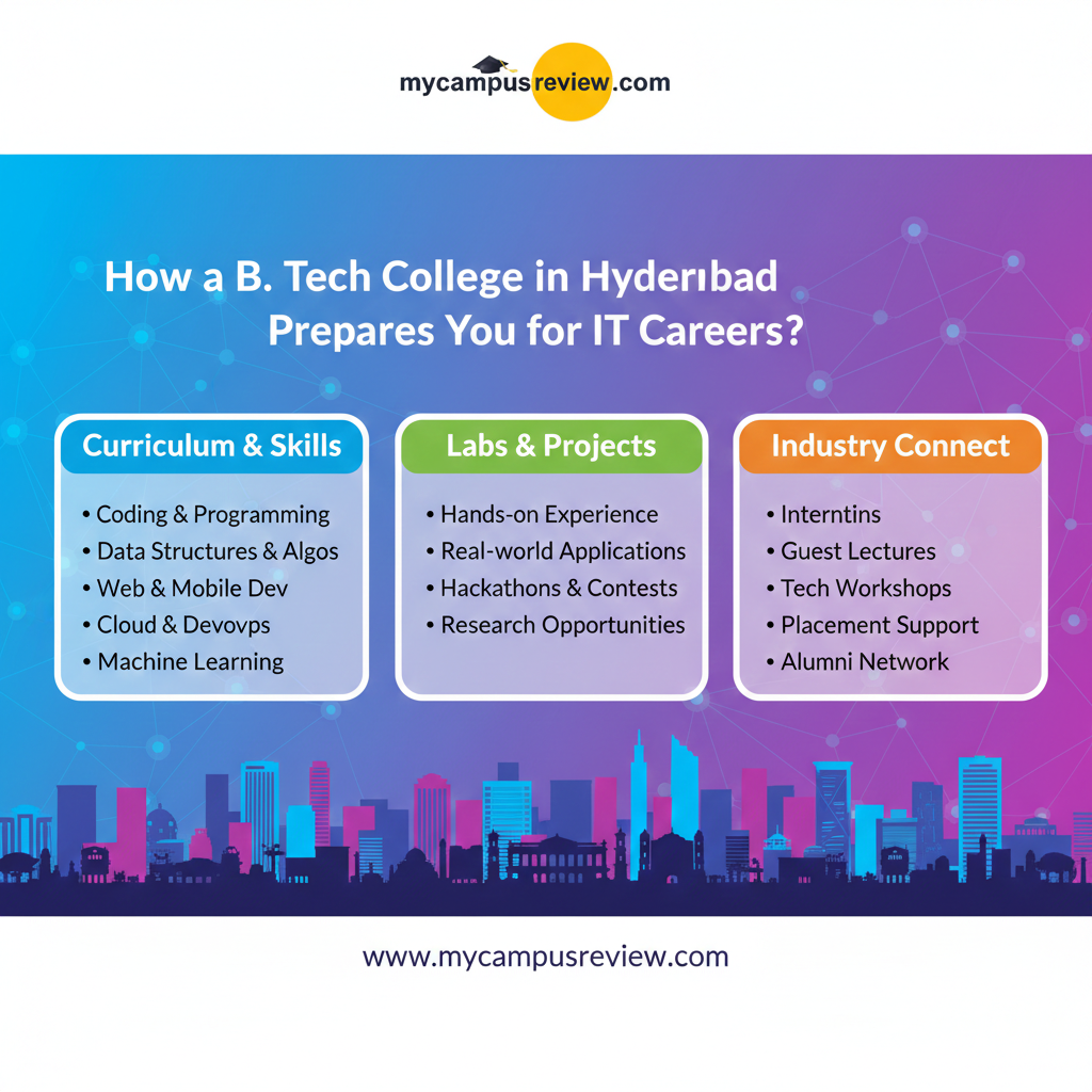 How a B. Tech College in Hyderabad Prepares You for IT Careers?