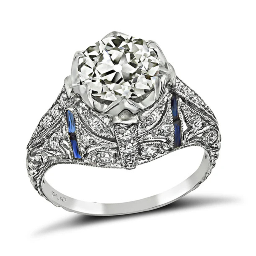 Art Deco Engagement Rings: Bold Geometry & Iconic 1920s Glamour