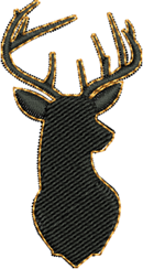 Buck Embroidery Design File for Machine Embroidery Instant Download