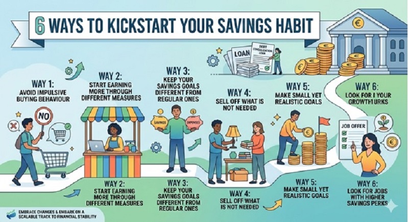 6 Ways to Kickstart Your Savings Habit