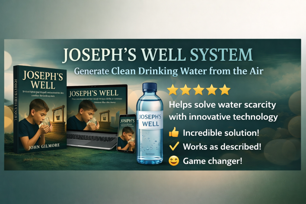 Joseph’s Well – Simple System to Generate Fresh Water from Air