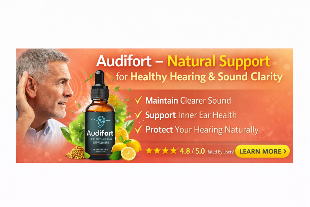 Audifort – Natural Ear Health Supplement for Sound Clarity