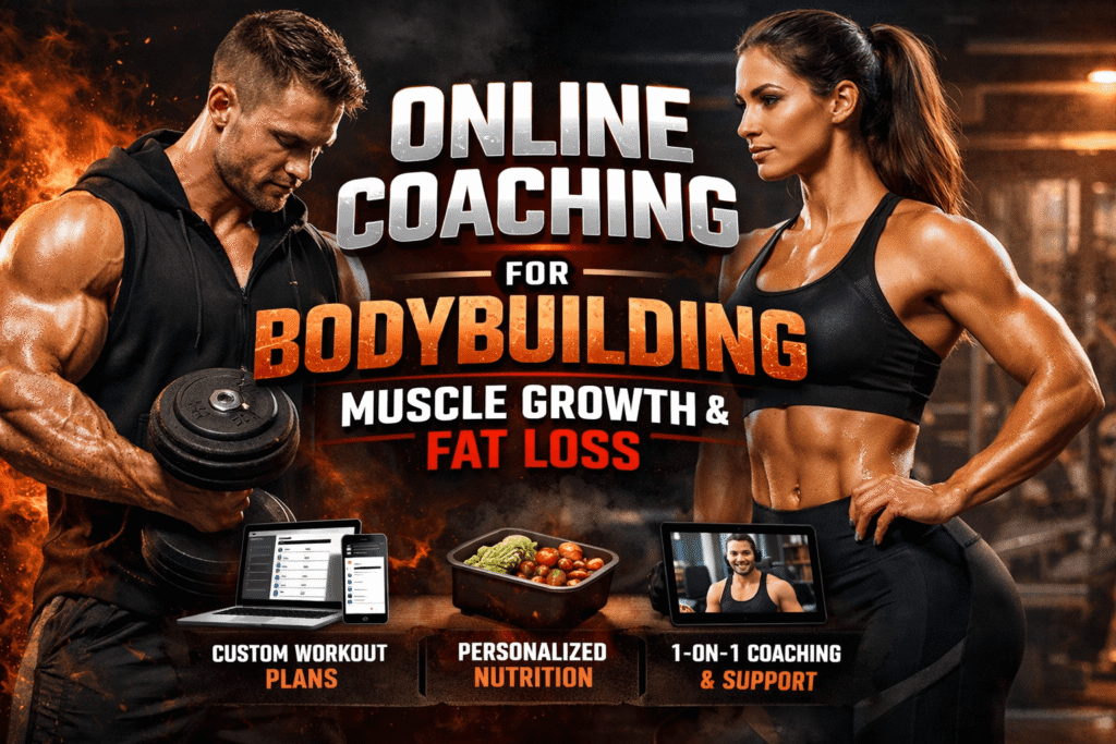 Online Coaching for Bodybuilding for Muscle Growth & Fat Loss