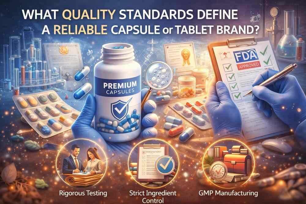 WHAT QUALITY STANDARDS DEFINE A RELIABLE CAPSULE OR TABLET BRAND? - Smart Article