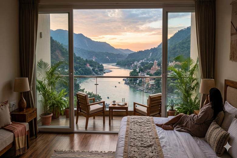 Wake Up to the Ganges: What a Luxury Apartment Stay in Rishikesh Actually Feels Like