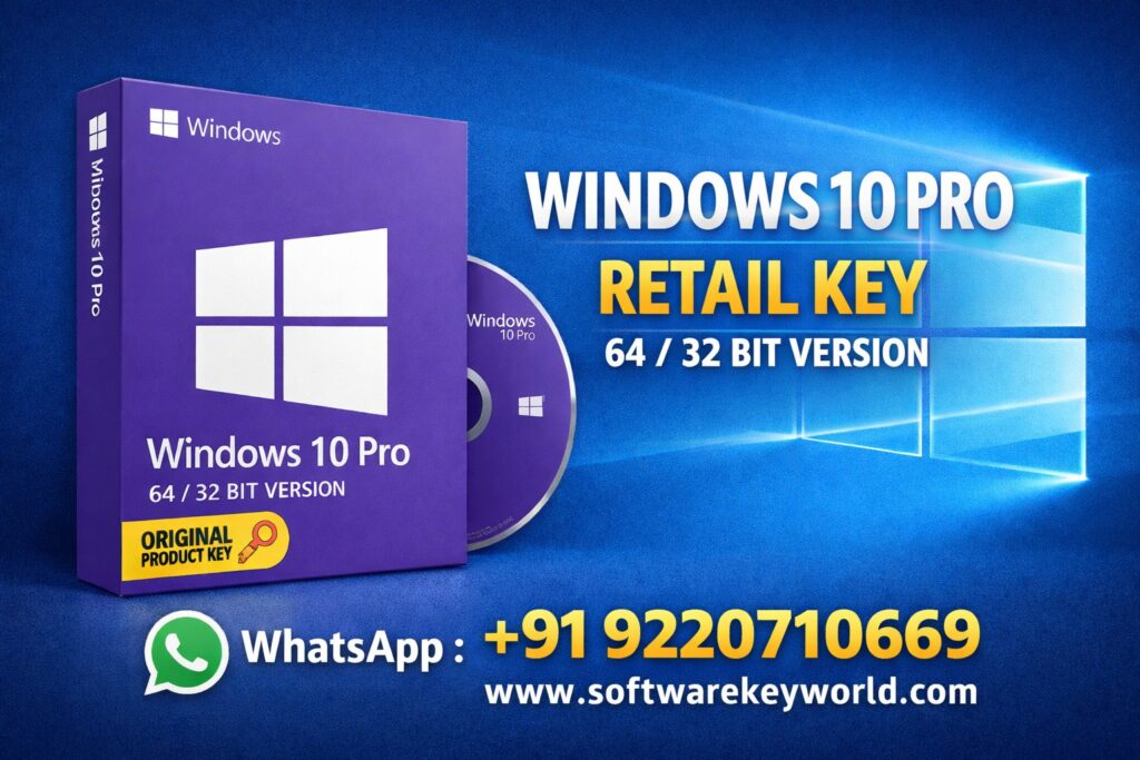 Windows 10 Pro Retail Key (64/32 Bit Version) – Complete Guide