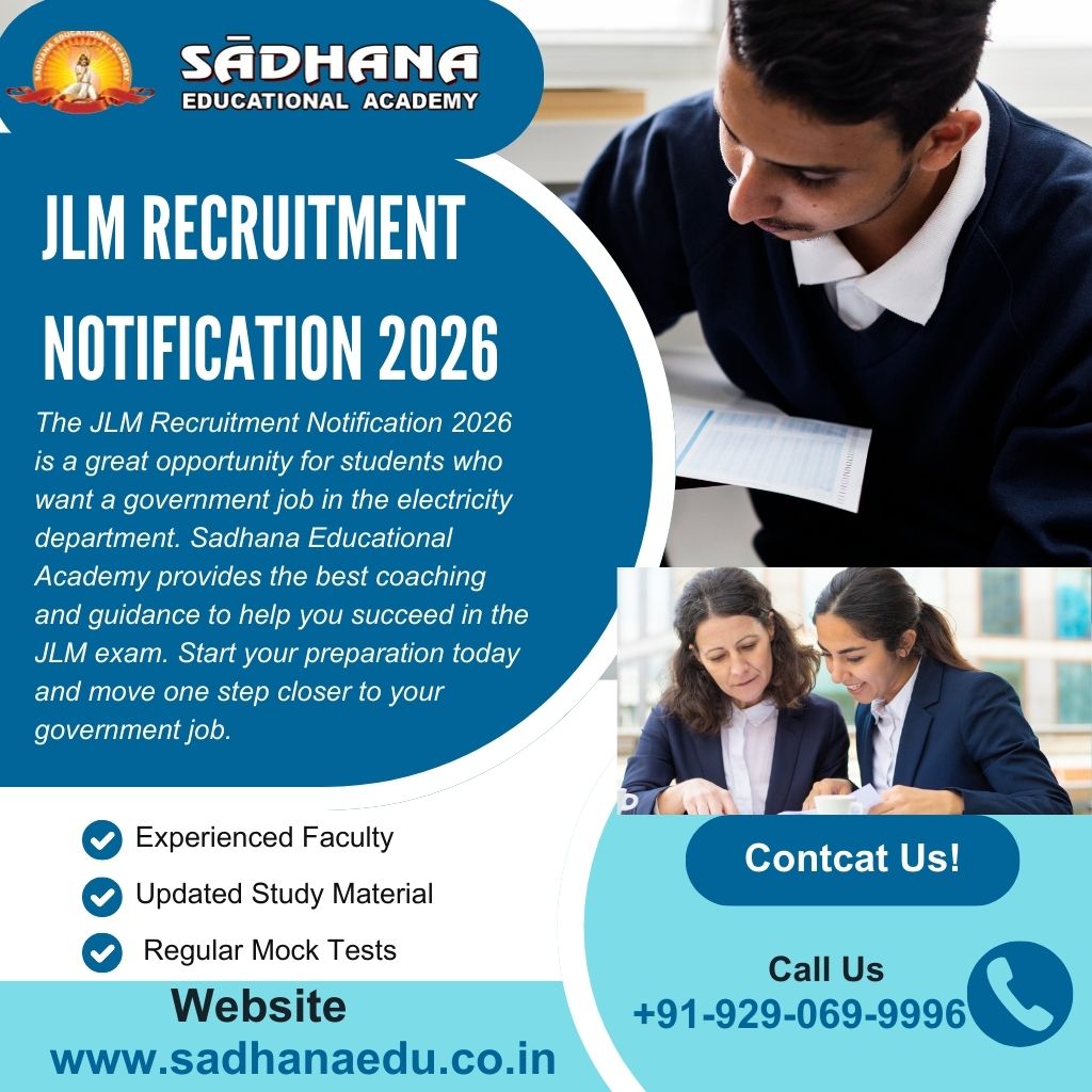 JLM Recruitment Notification 2026