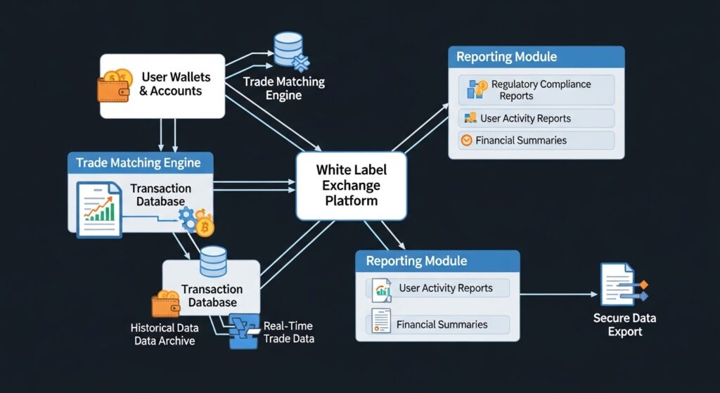 How White Label Cryptocurrency Exchange Platforms Manage Transaction Histories and Reporting