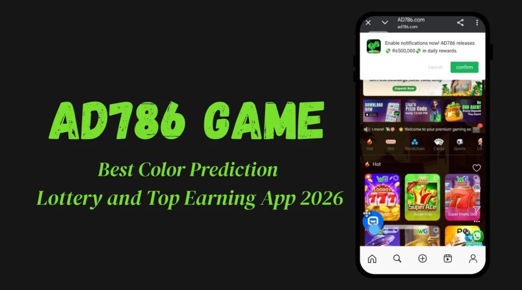AD786 Game Download APK Pakistan (Best Earning APP) 2026