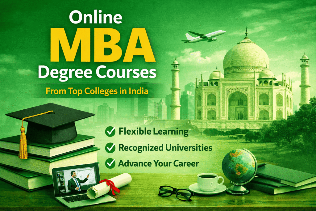 Online MBA Degree Courses in India 2026 | Top Colleges & Fees