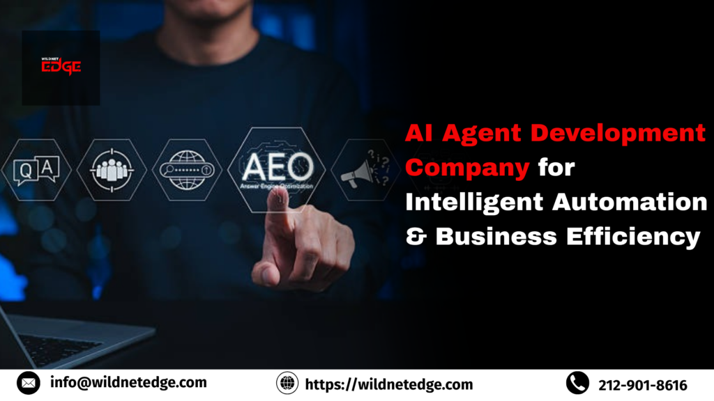 AI Agent Development Company for Intelligent Automation & Business Efficiency