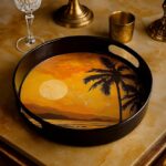 Multi-Purpose Melamine Tray: From Snacks to Décor Display