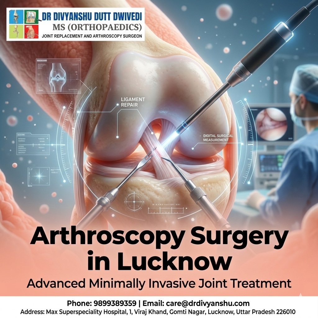 What to Look for in a Best Arthroscopy Surgeon in Lucknow for High Precision Joint Repairs