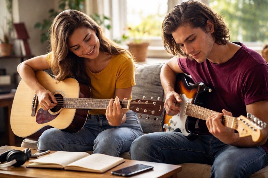 From Beginner to Performer: What to Expect in Your First Year of Guitar Lessons