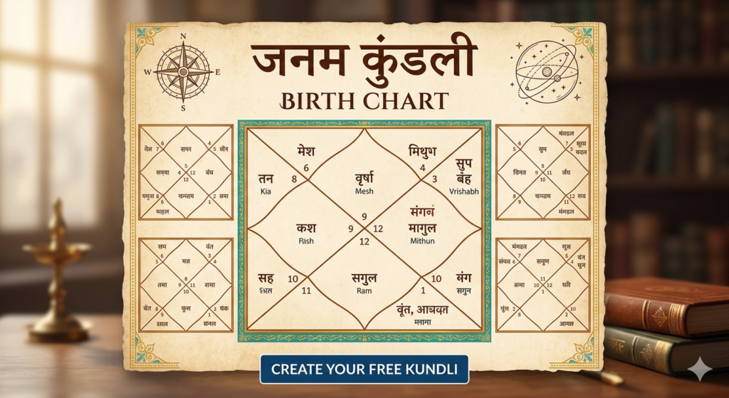 How a Kundli Is Created in Vedic Astrology