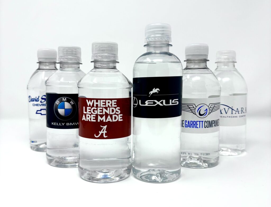 Branded Plastic Water Bottles: Custom Promotional Bottles for Marketing and Events!