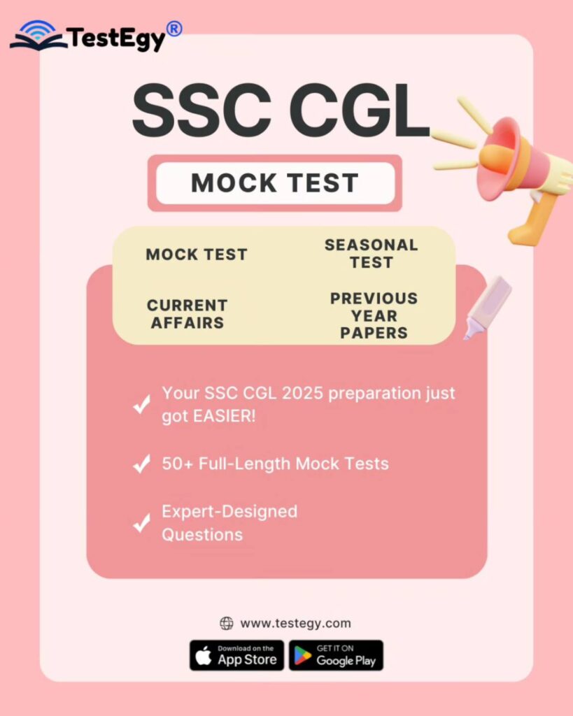 SSC CGL Tier 1 & Tier 2 Mock Test Series – Complete Preparation Guide (TestEgy)