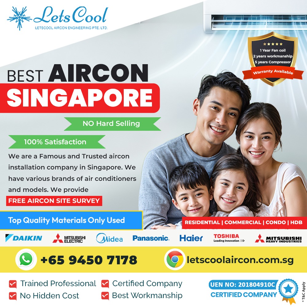 Best Aircon for HDB 4 Room Flat