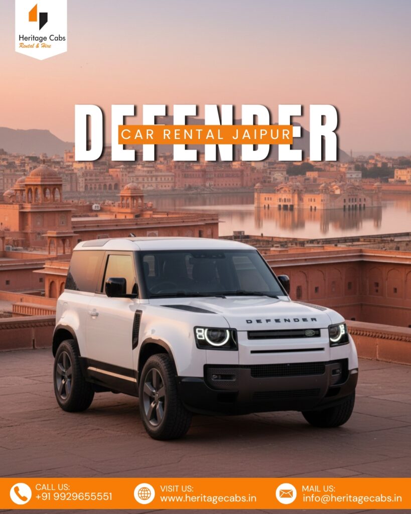 Defender Car Rental Jaipur | Luxury Land Rover Defender Hire Jaipur