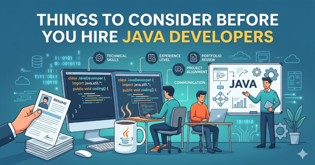 Things to Consider Before You Hire Java Developers