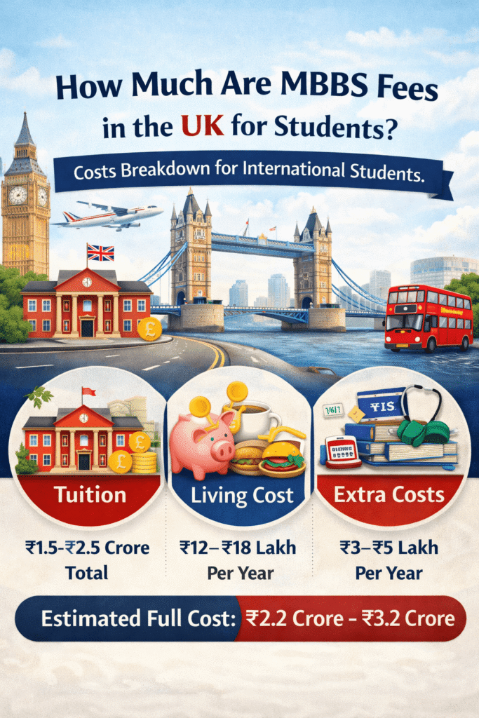 MBBS UK Fees: Full Cost Guide for International Students (2026)