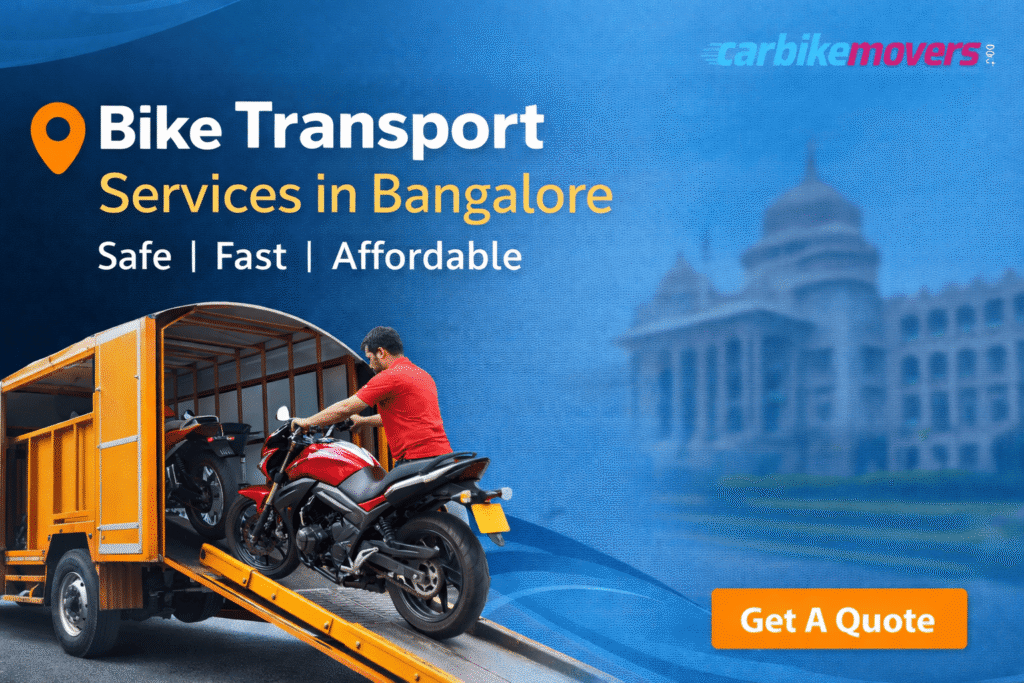 Bike Transport Services in Bangalore – Trusted & Efficient by Carbikemovers