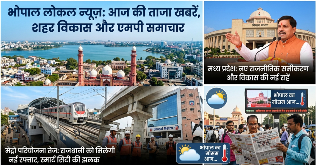 Bhopal Local News in Hindi: Today’s Latest Updates, City Developments and MP News