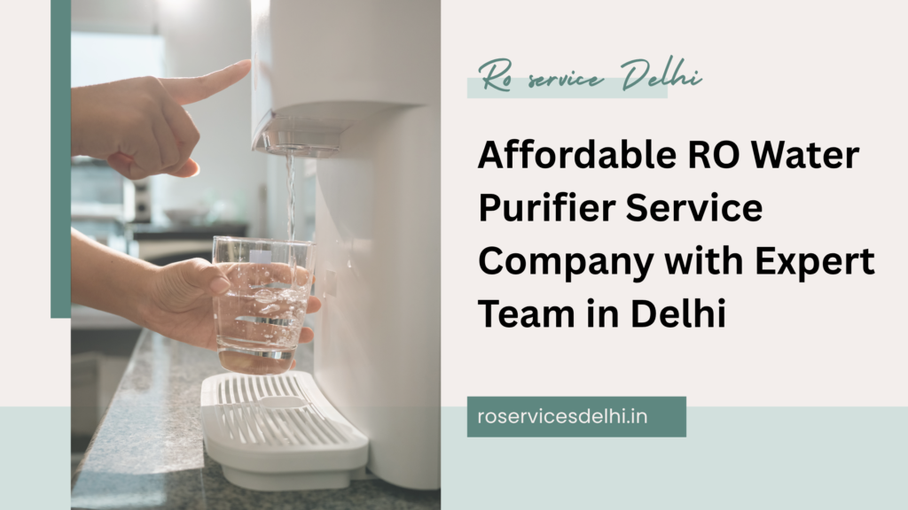Affordable RO Water Purifier Service Company with Expert Team in Delhi