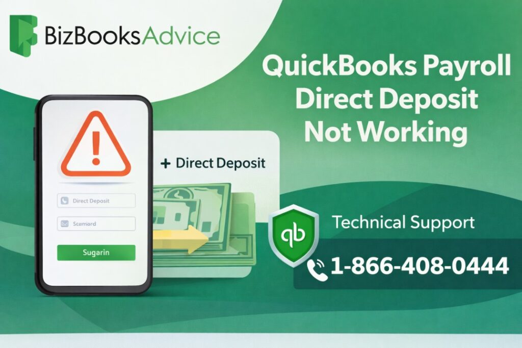 QuickBooks Payroll Direct Deposit Not Working: Causes, Fixes, and Easy Solutions