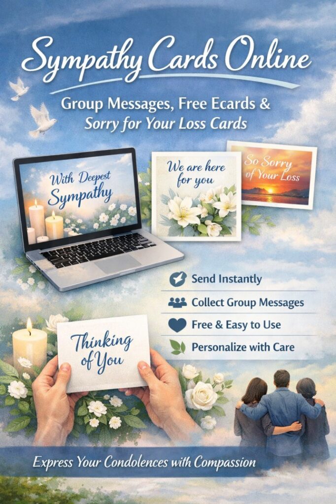 Sympathy Cards Online: A Complete Guide to Group Sympathy Card Messages, Free Sympathy Ecards & Sorry for Your Loss Cards