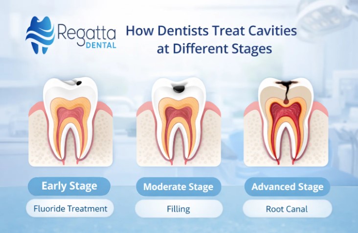 How Dentists Treat Cavities at Different Stages