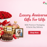 Luxury Anniversary Gifts Online for Wife with Premium Packaging