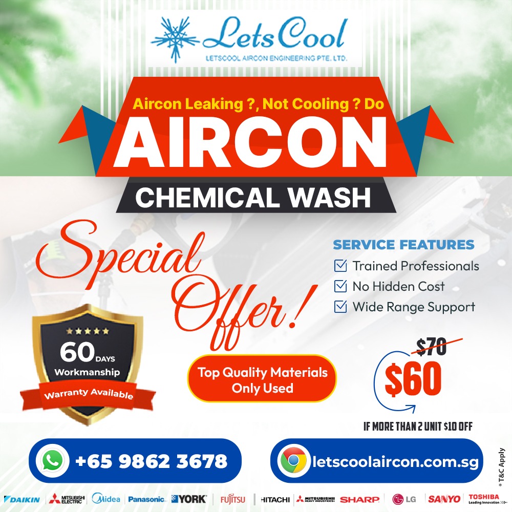 Chemical Wash Aircon Service Singapore