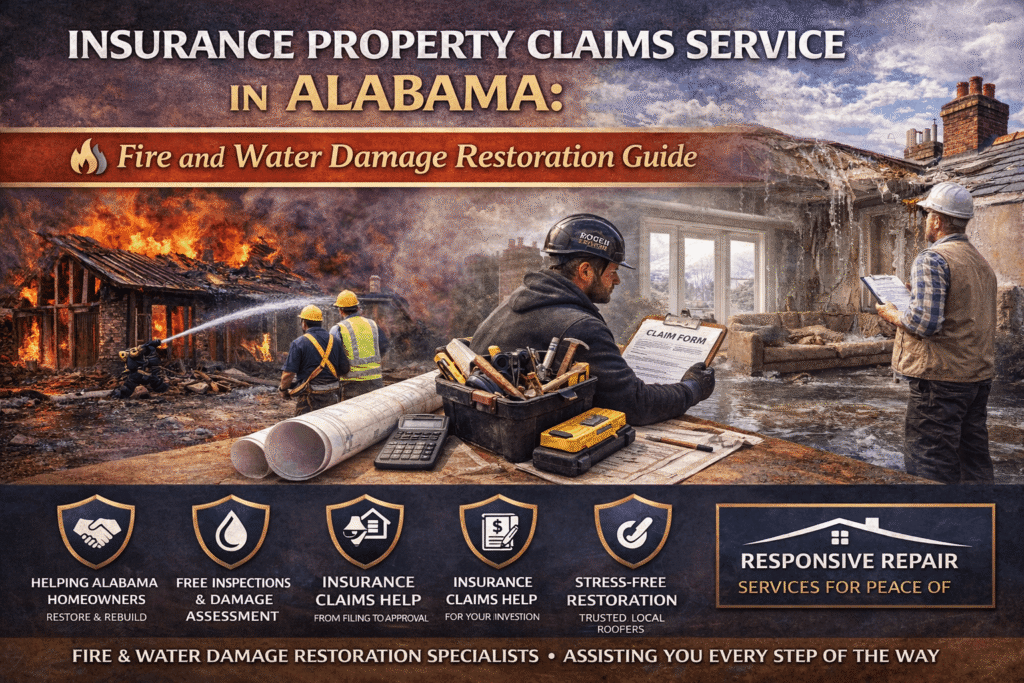 Insurance Property Claims Service in Alabama: Fire and Water Damage Restoration Guide