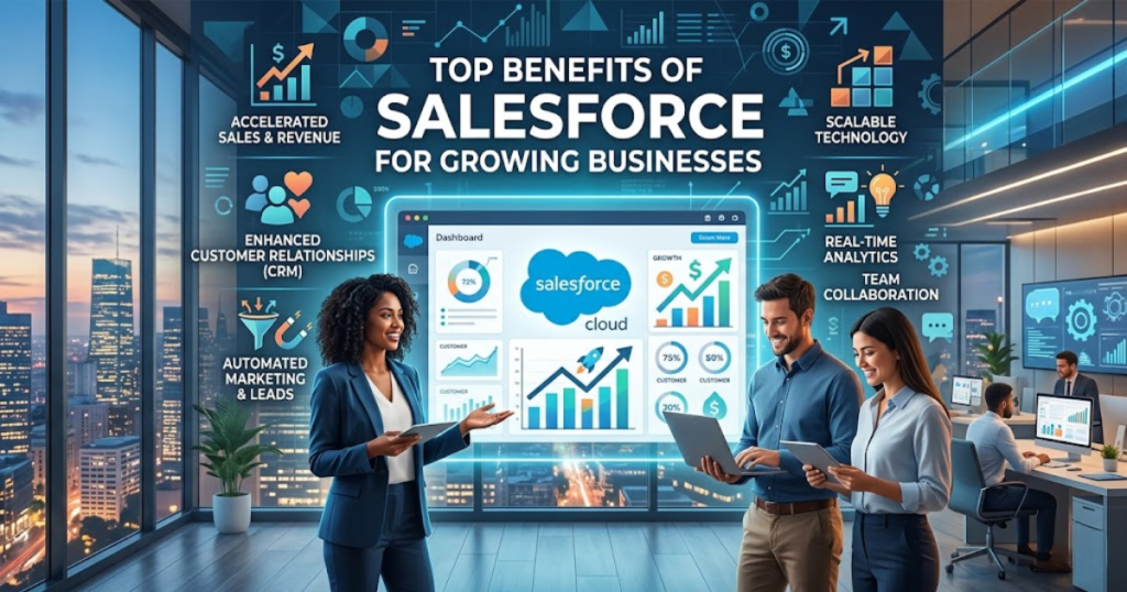 Top Benefits of Salesforce for Growing Businesses