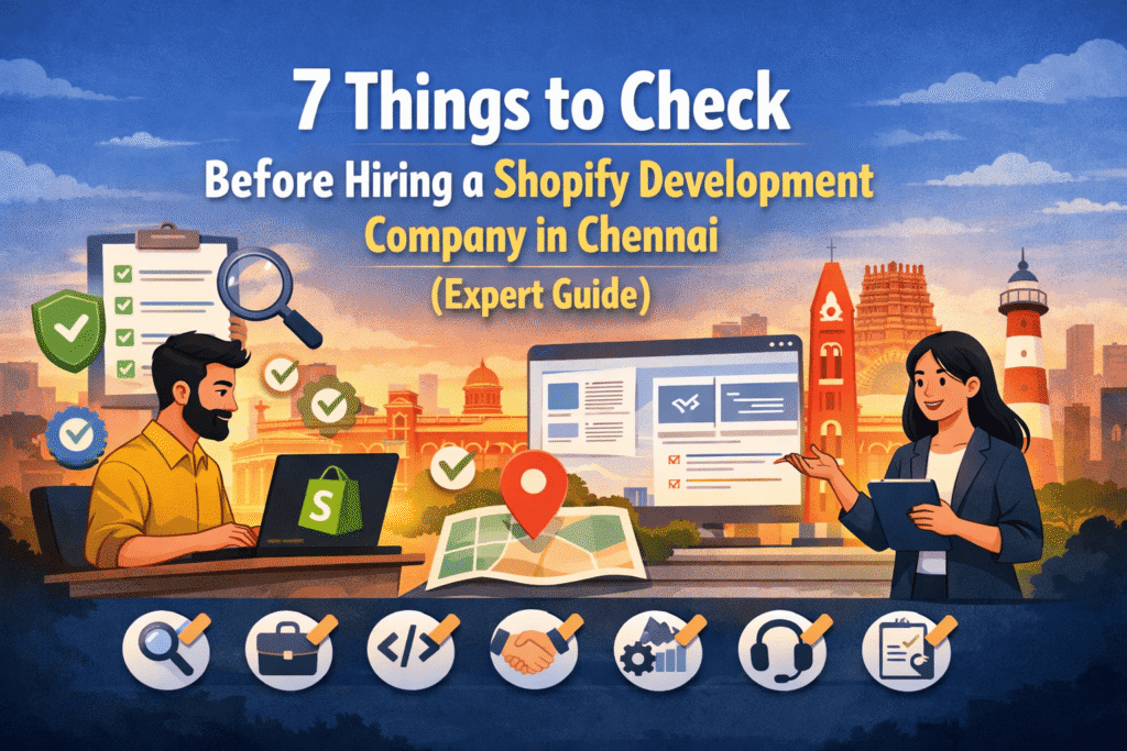 7 Things to Check Before Hiring a Shopify Development Company in Chennai