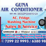 Guna Air Conditioner | Washing Machine Service in Mudichur | Fridge Service in Mudichur