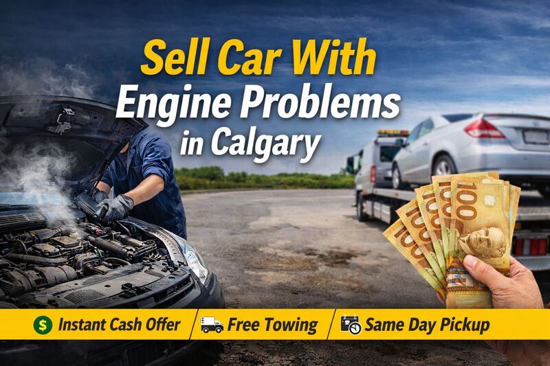Sell Car With Engine Problems in Calgary – Get Instant Cash Without Costly Repairs