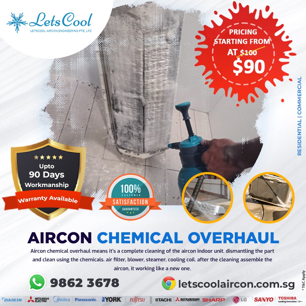 Aircon Overhaul & Cleaning Singapore