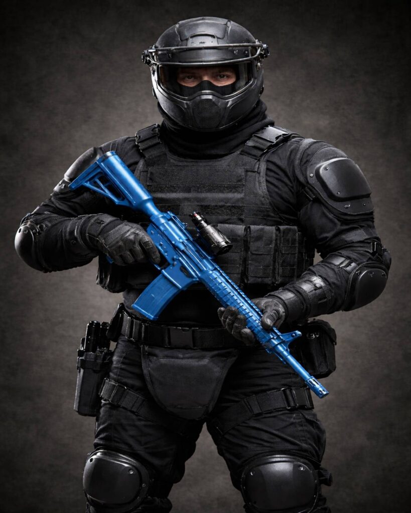 Simunition Protective Equipment for Effective Scenario Training